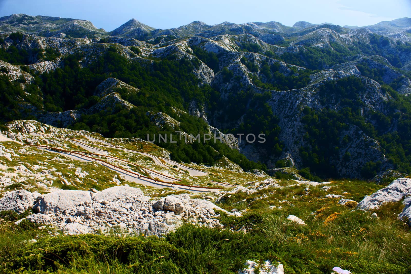 The beautifull adriatic sea in Croatia