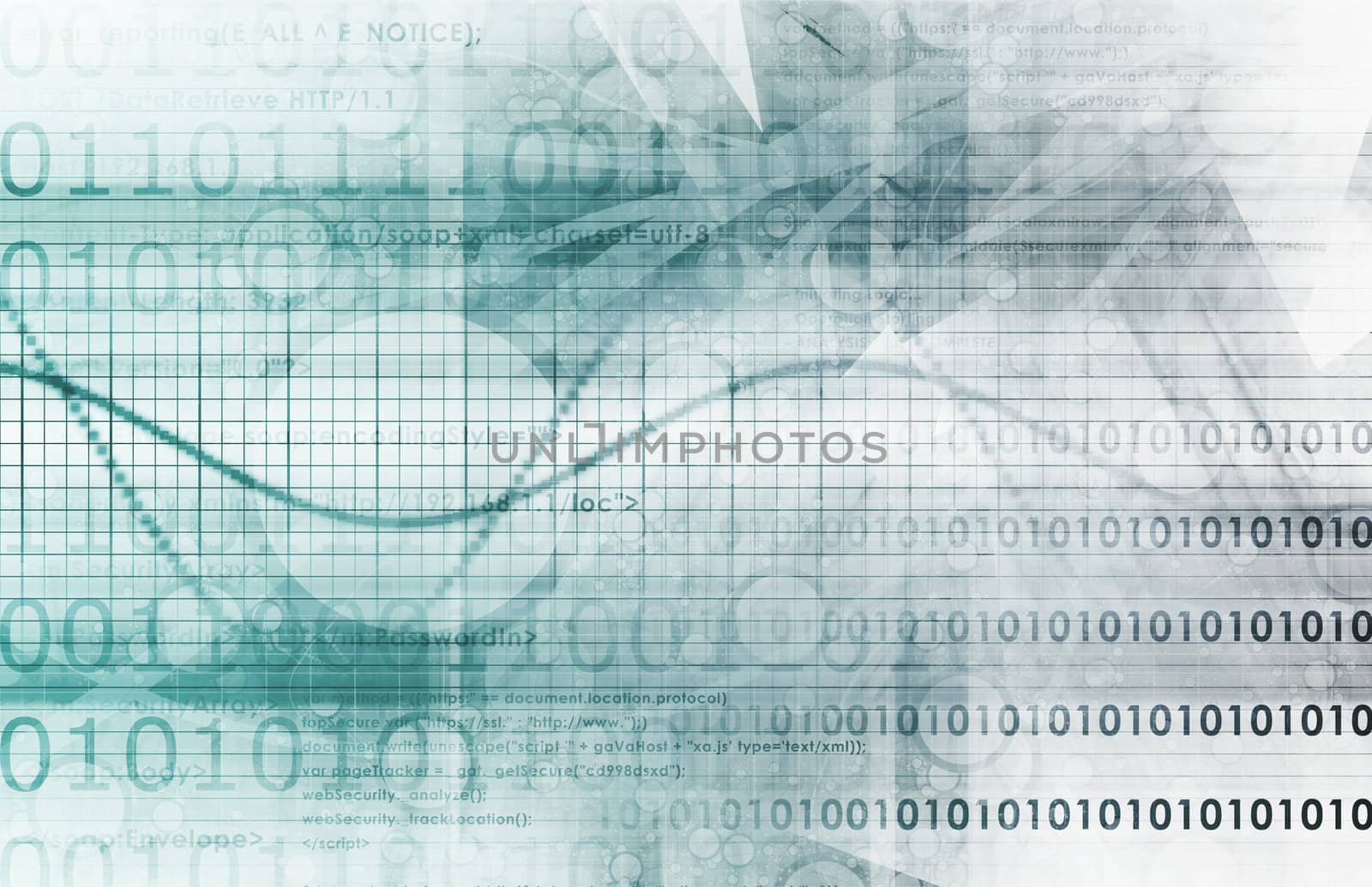 Grunge Futuristic Tech Abstract as a Art