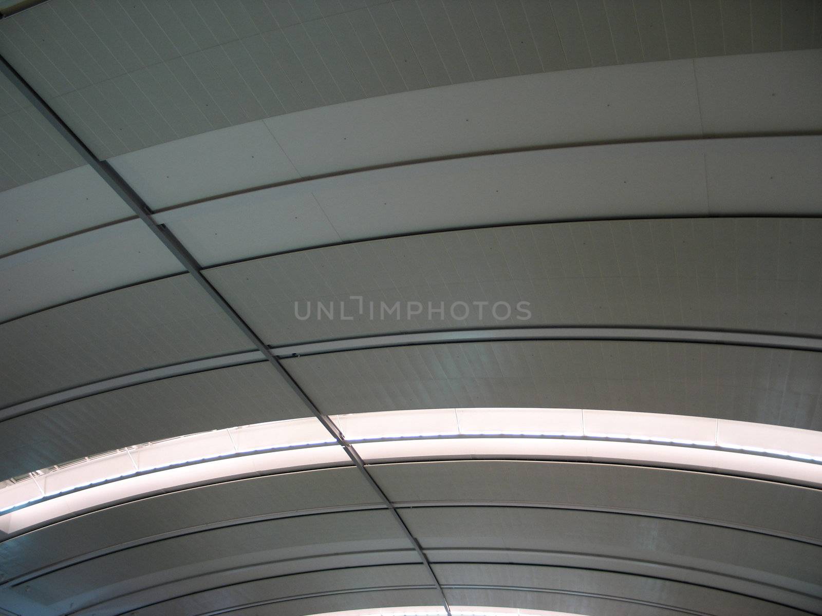 white modern ceiling