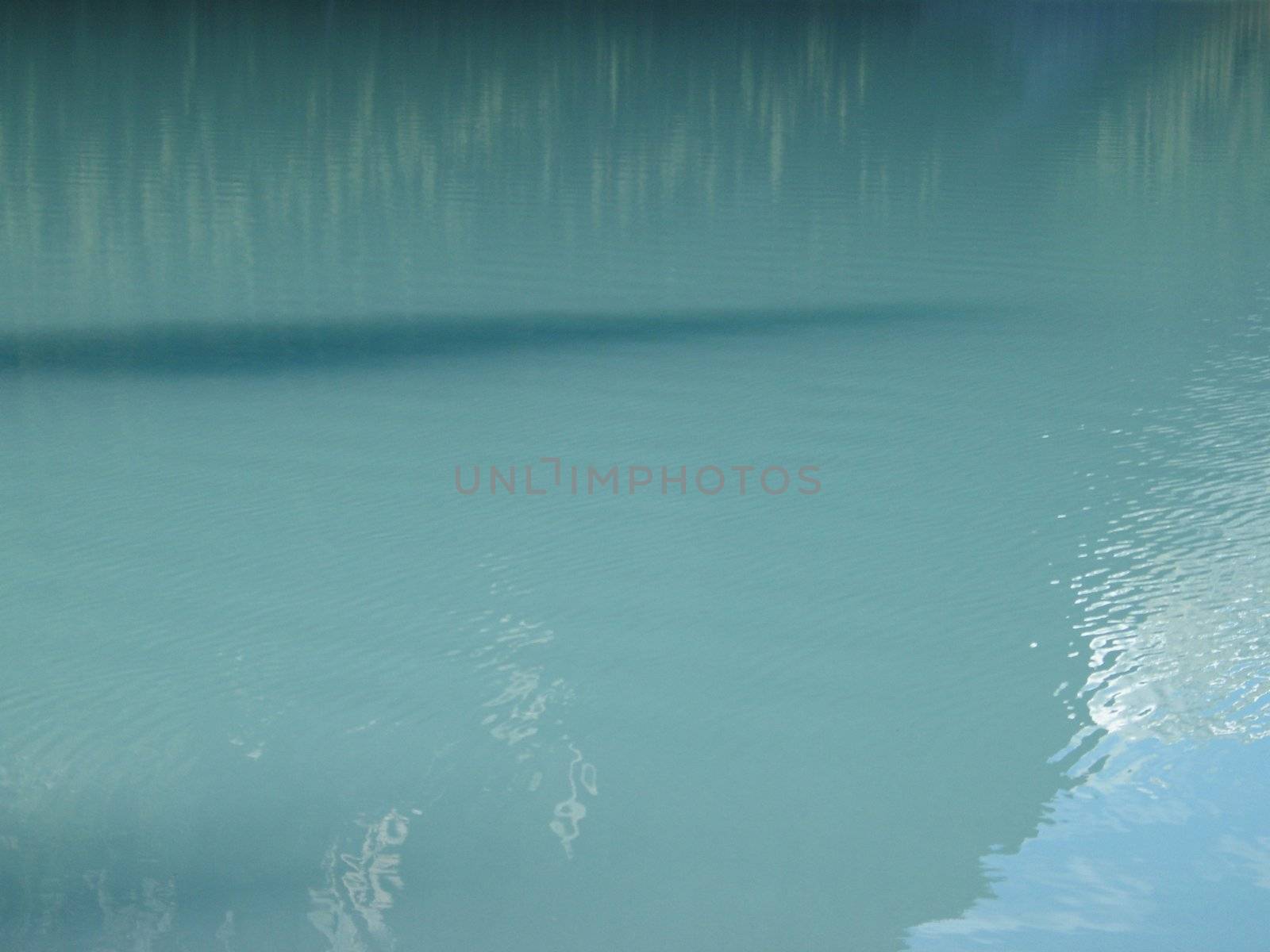 turquoise lake water
