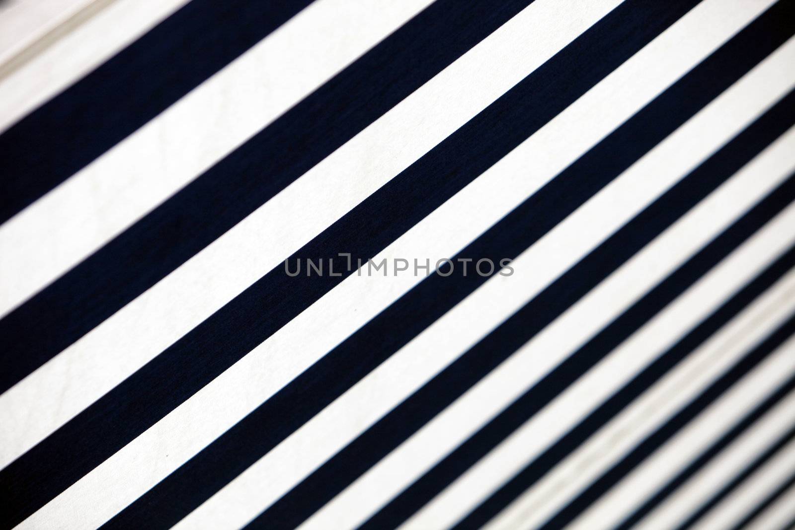 blue-white- striped awning - close-up by Farina6000