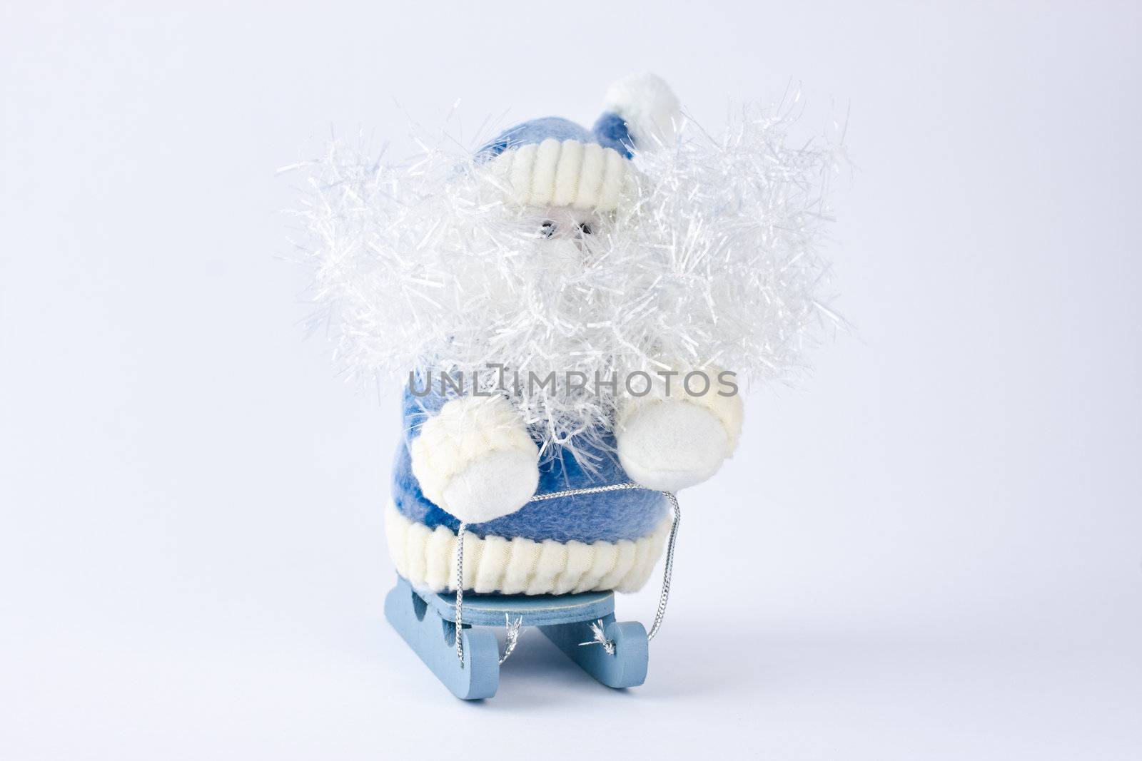 Blue Santa Claus by rozhenyuk