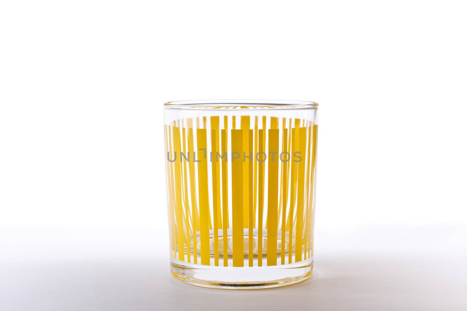 Yellow striped glass by rozhenyuk