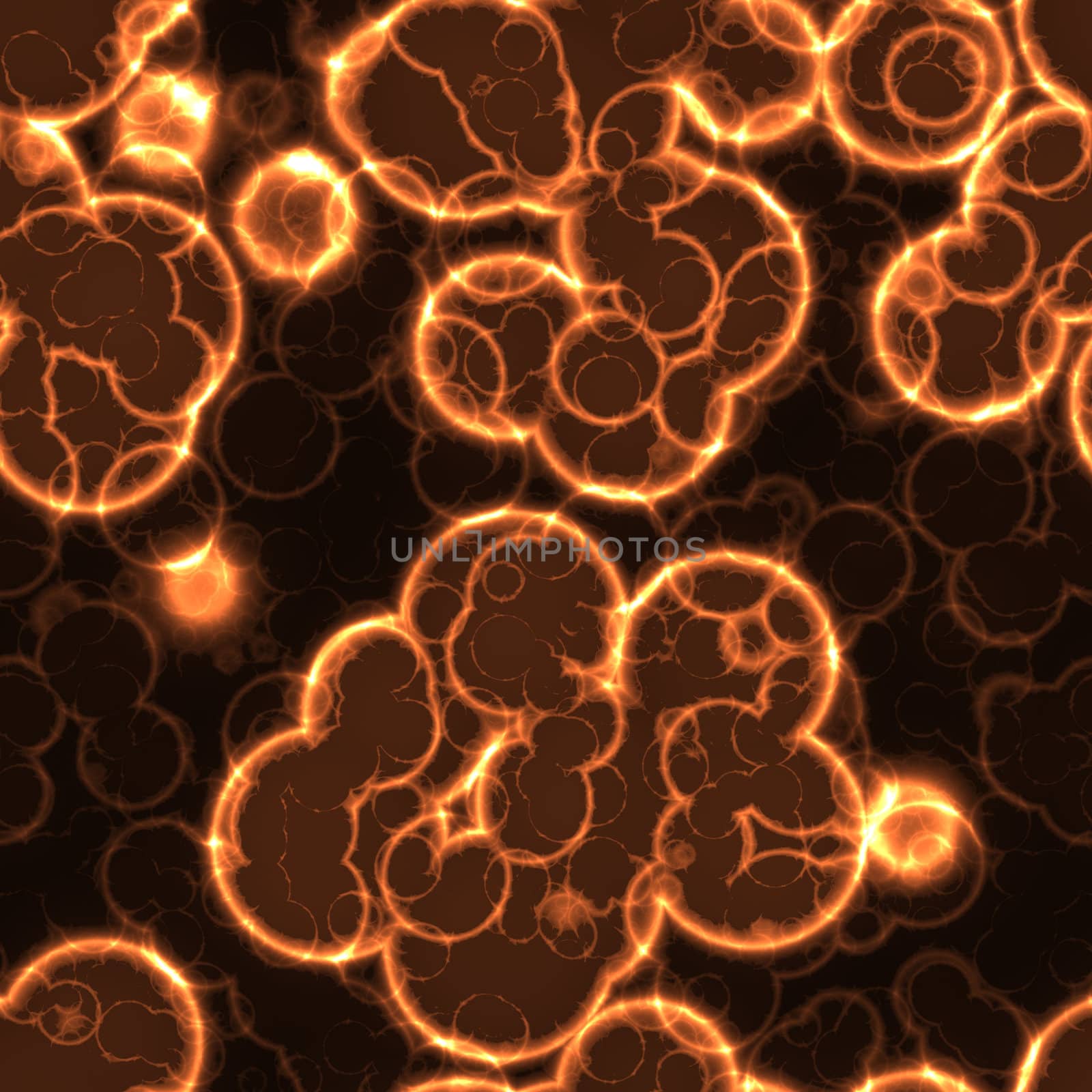 orange cells background by jbouzou