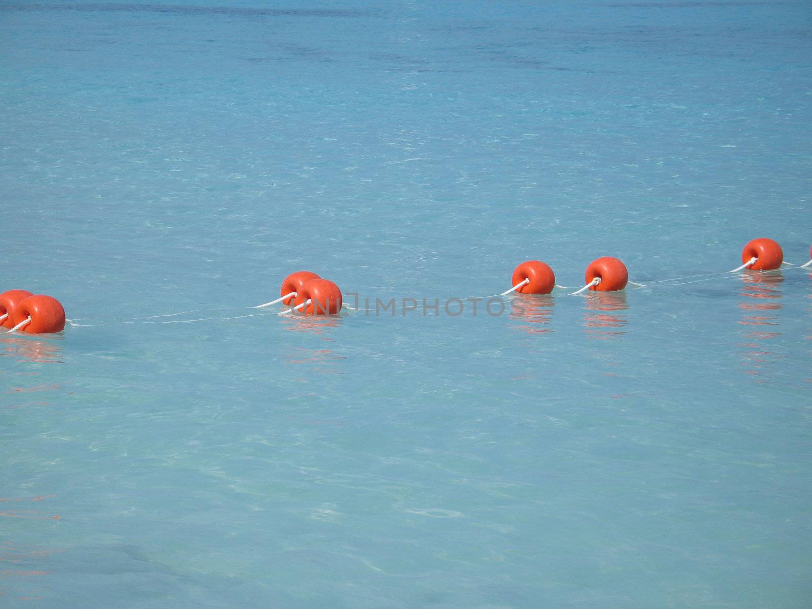 buoys on the ocean by mmm