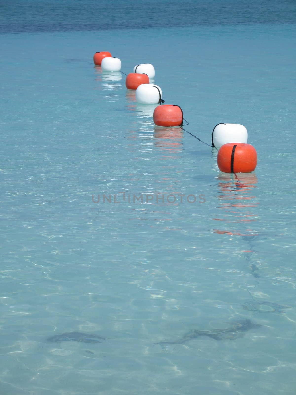 buoys on the ocean by mmm