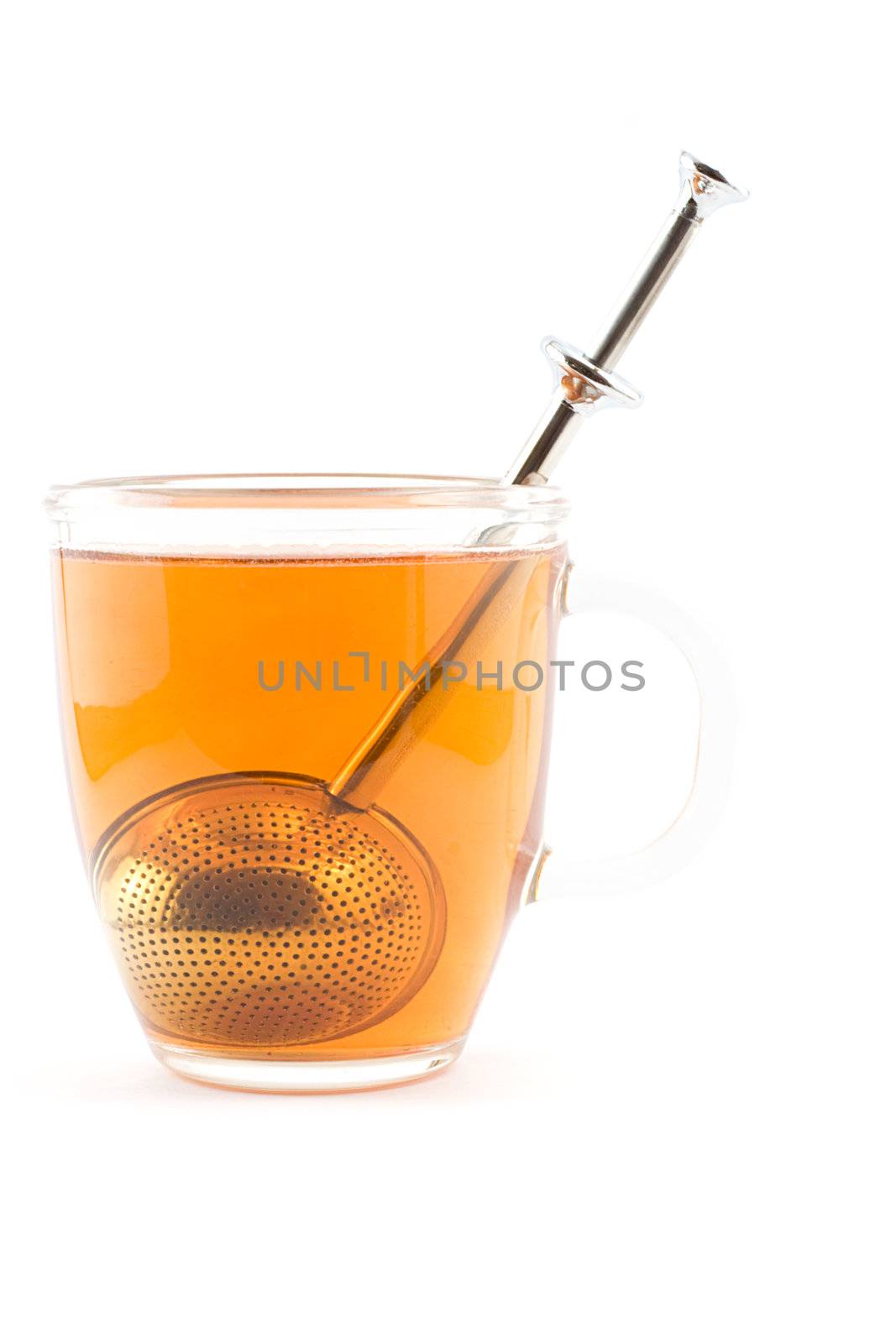 cup of tea, shot on white