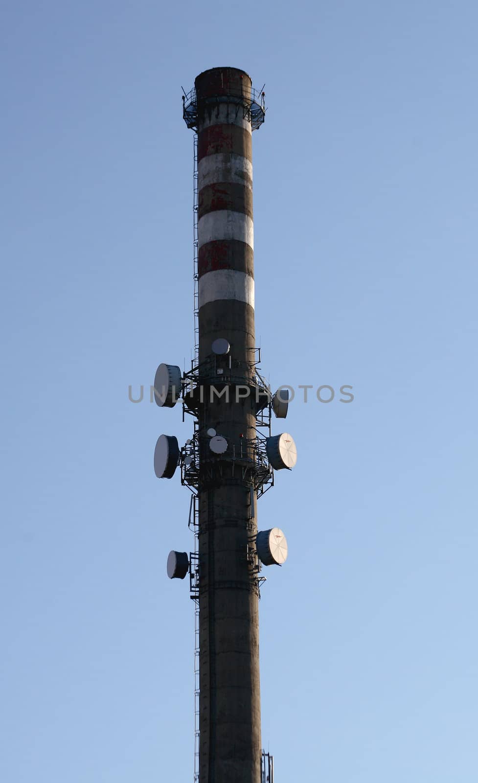 big telecommunication tower