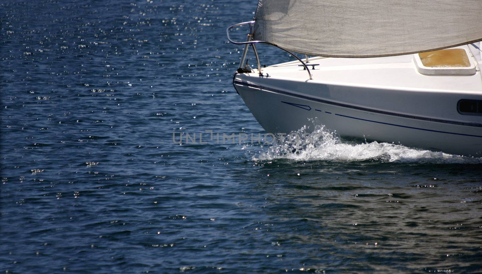 Sailboat on the ocean