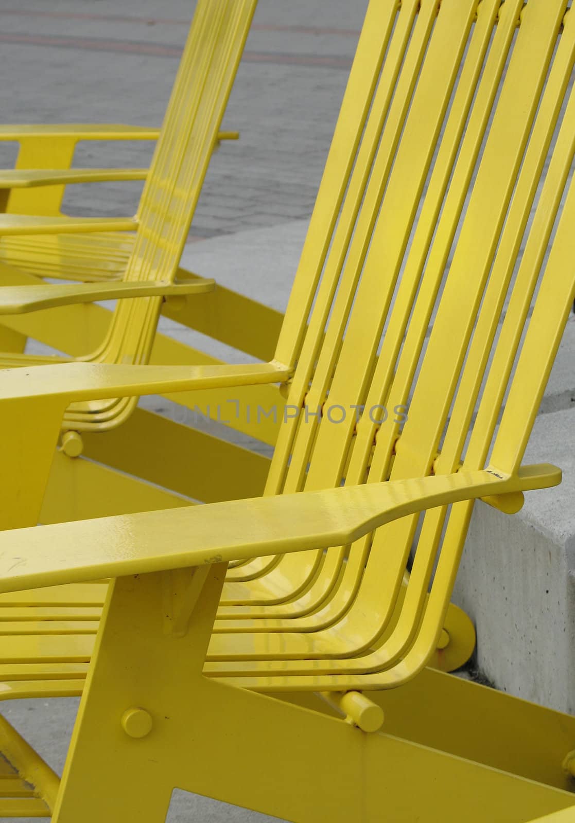 yellow chairs by mmm