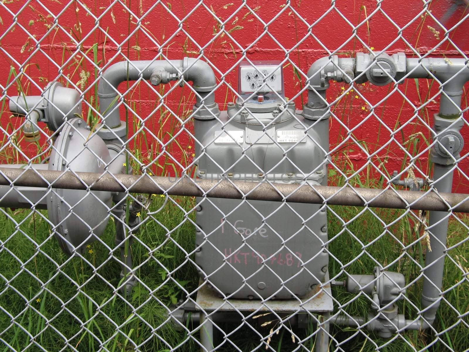 equipment behind a fence by mmm