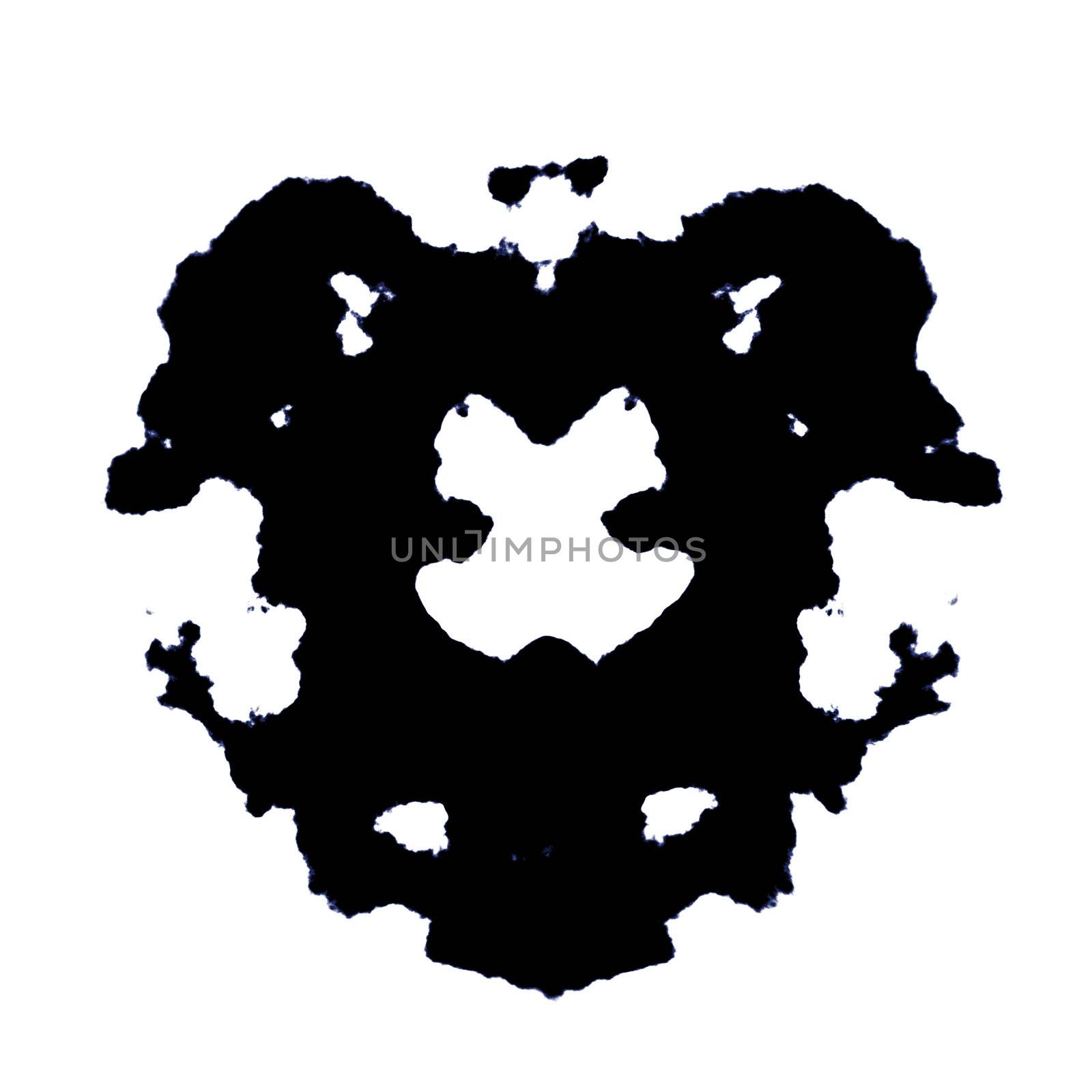 Rorschach Test of an Ink Blot Card