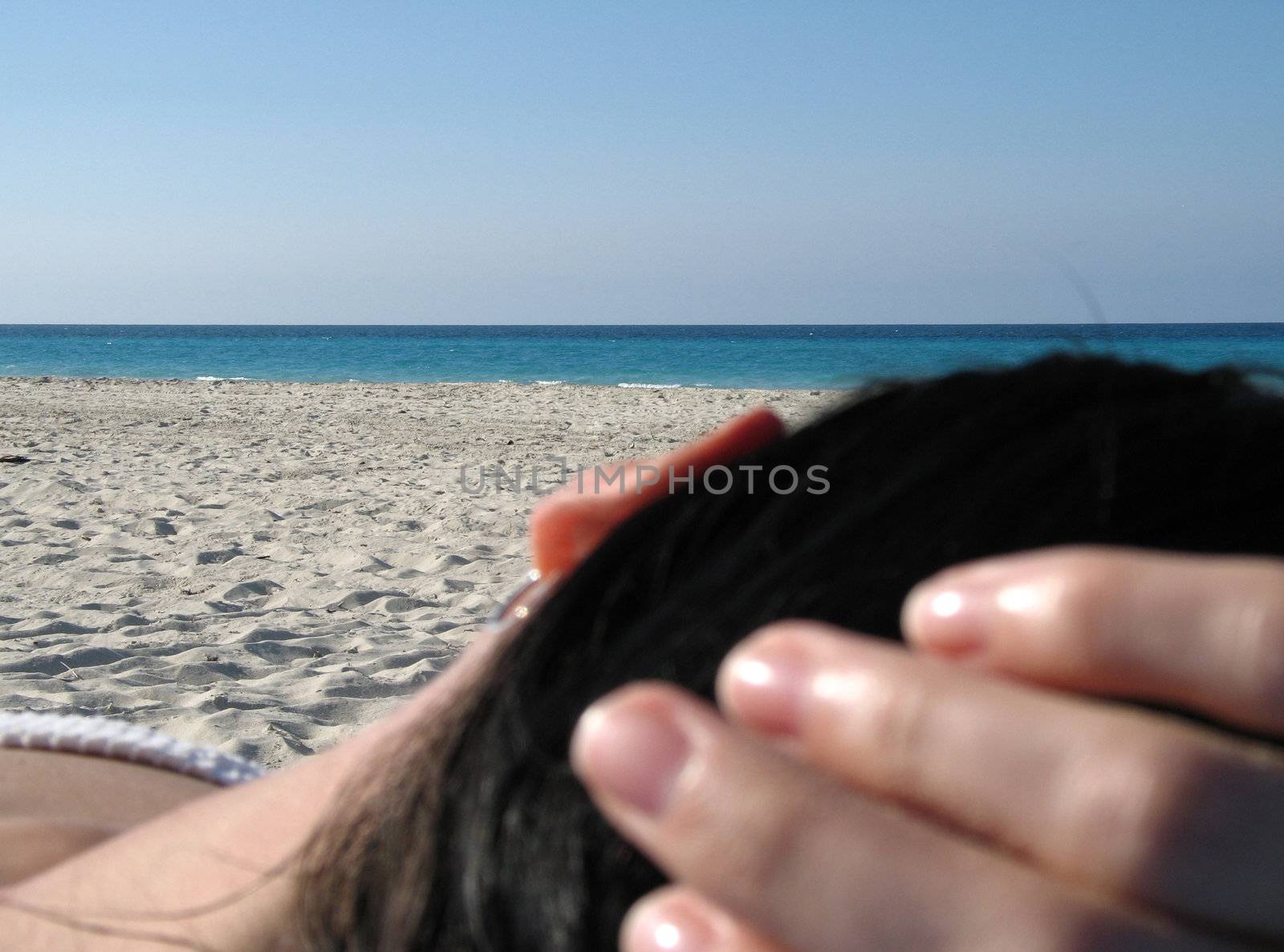 girl at the beach