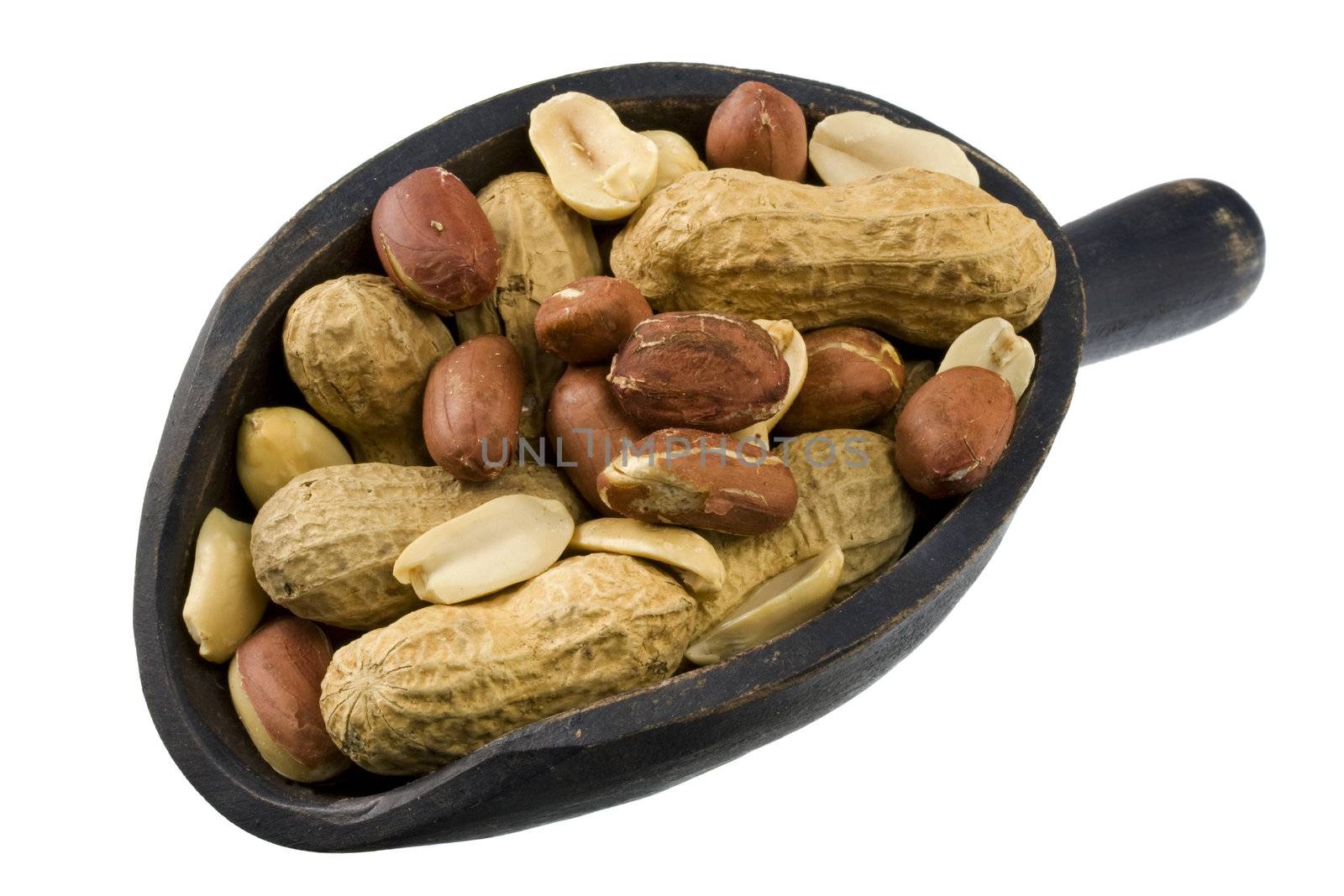 scoop of peanuts by PixelsAway