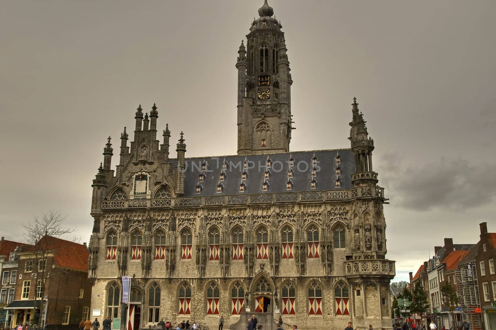 City hall of Middelburg in the Netherlands by Gertje