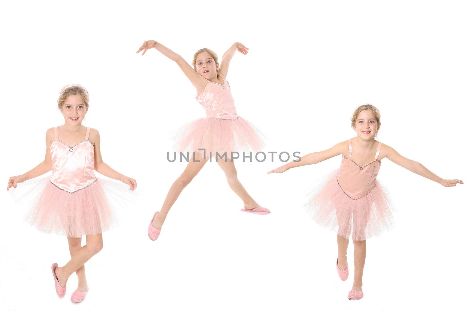 shot of ballerina triplets