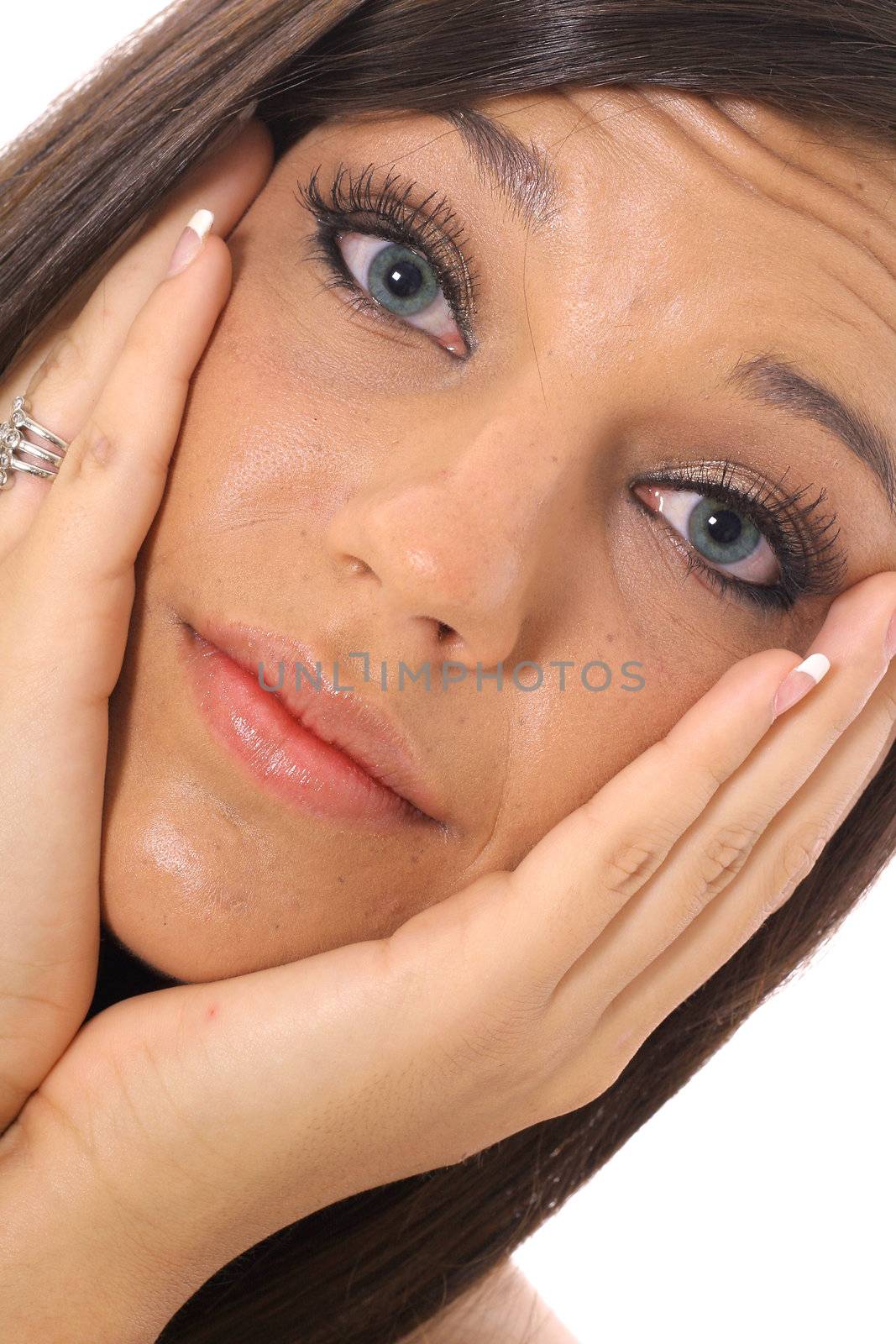 shot of a worried model headshot angle by creativestock