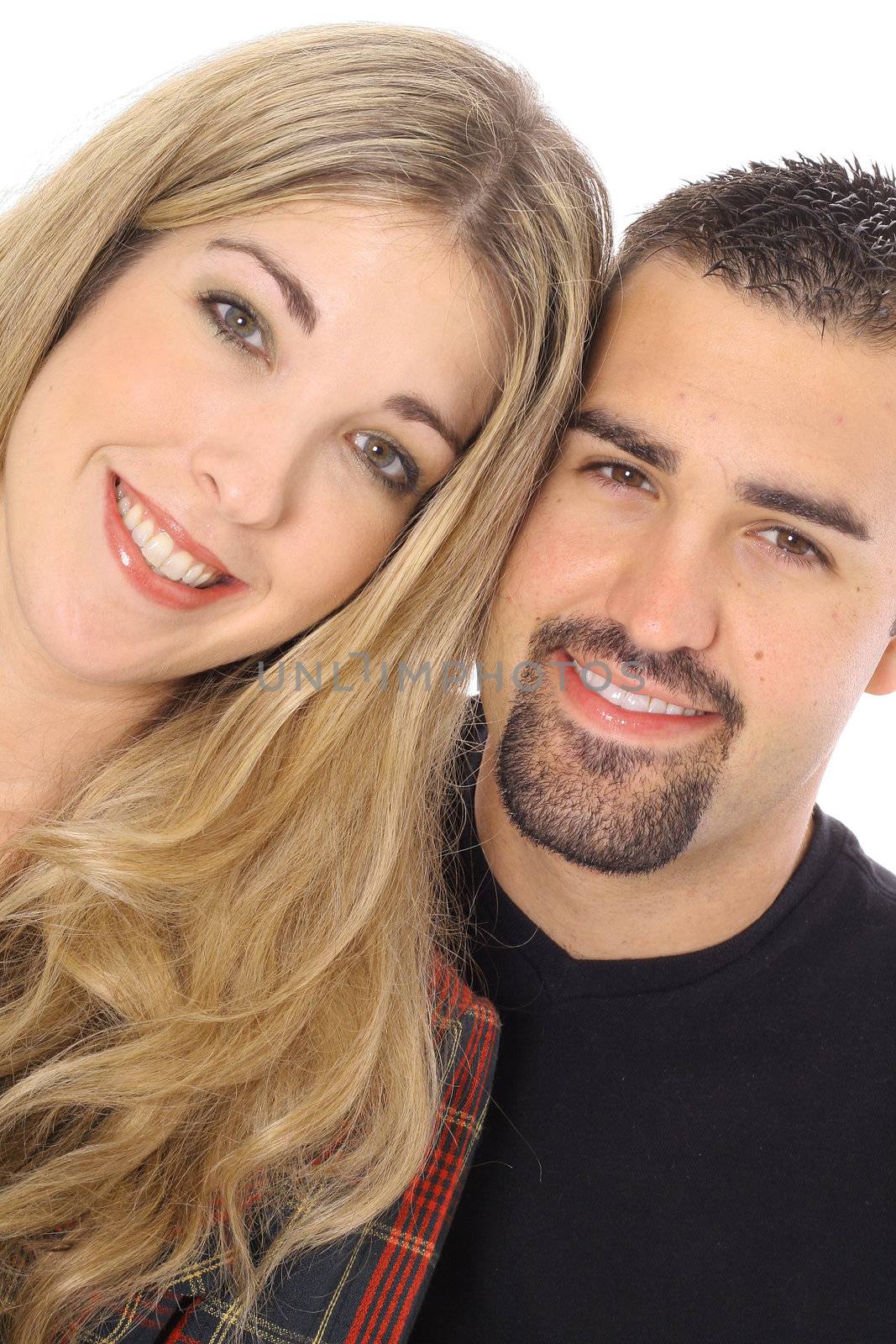brother and sister headshot angle by creativestock