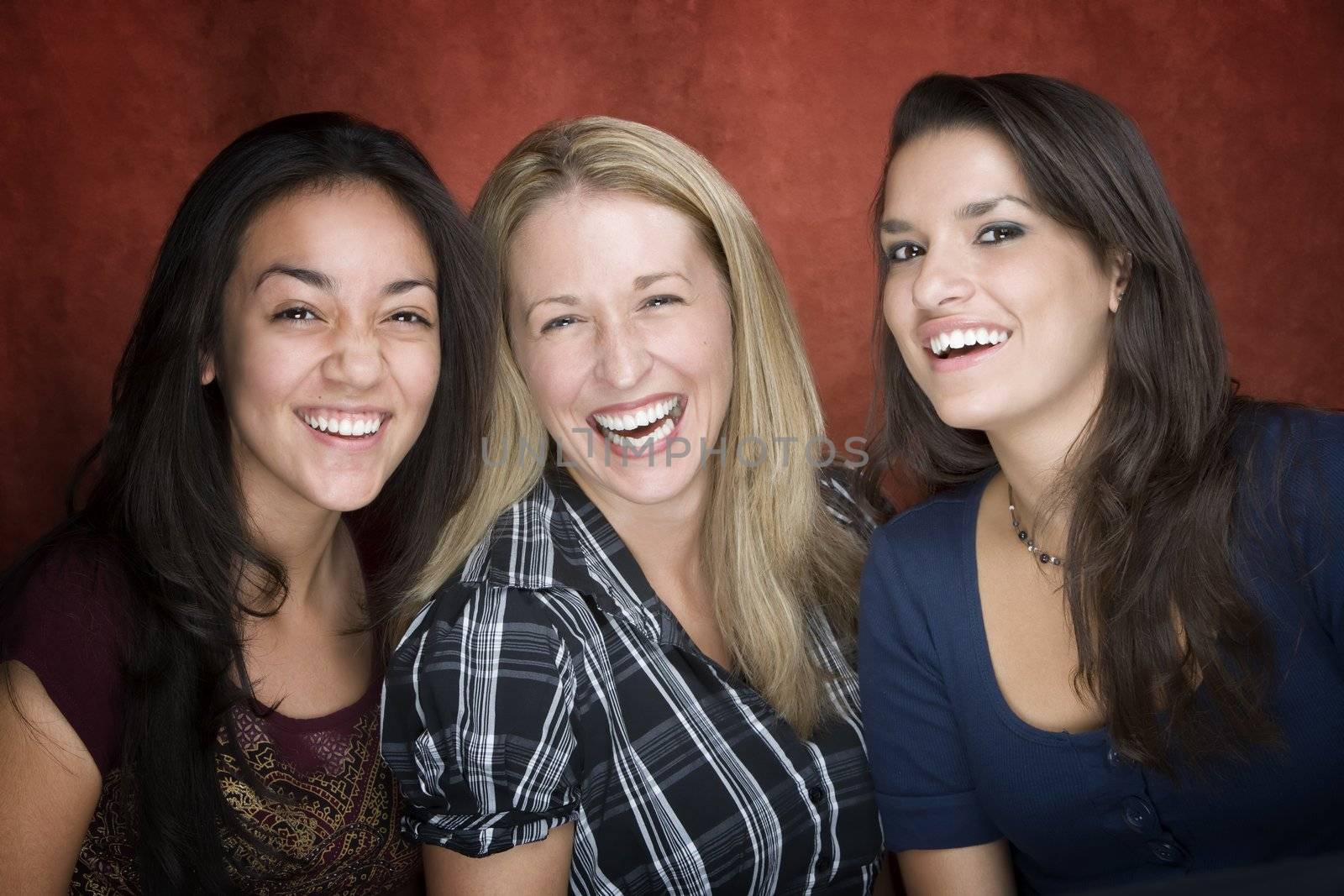 Three Laughing Women by Creatista