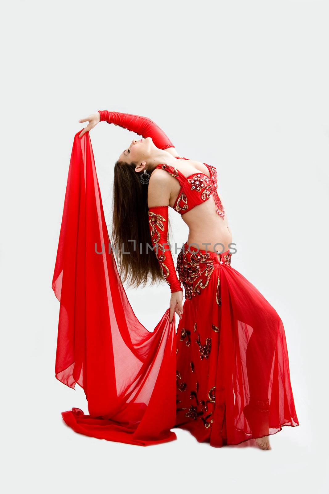 Belly dancer in red by phakimata