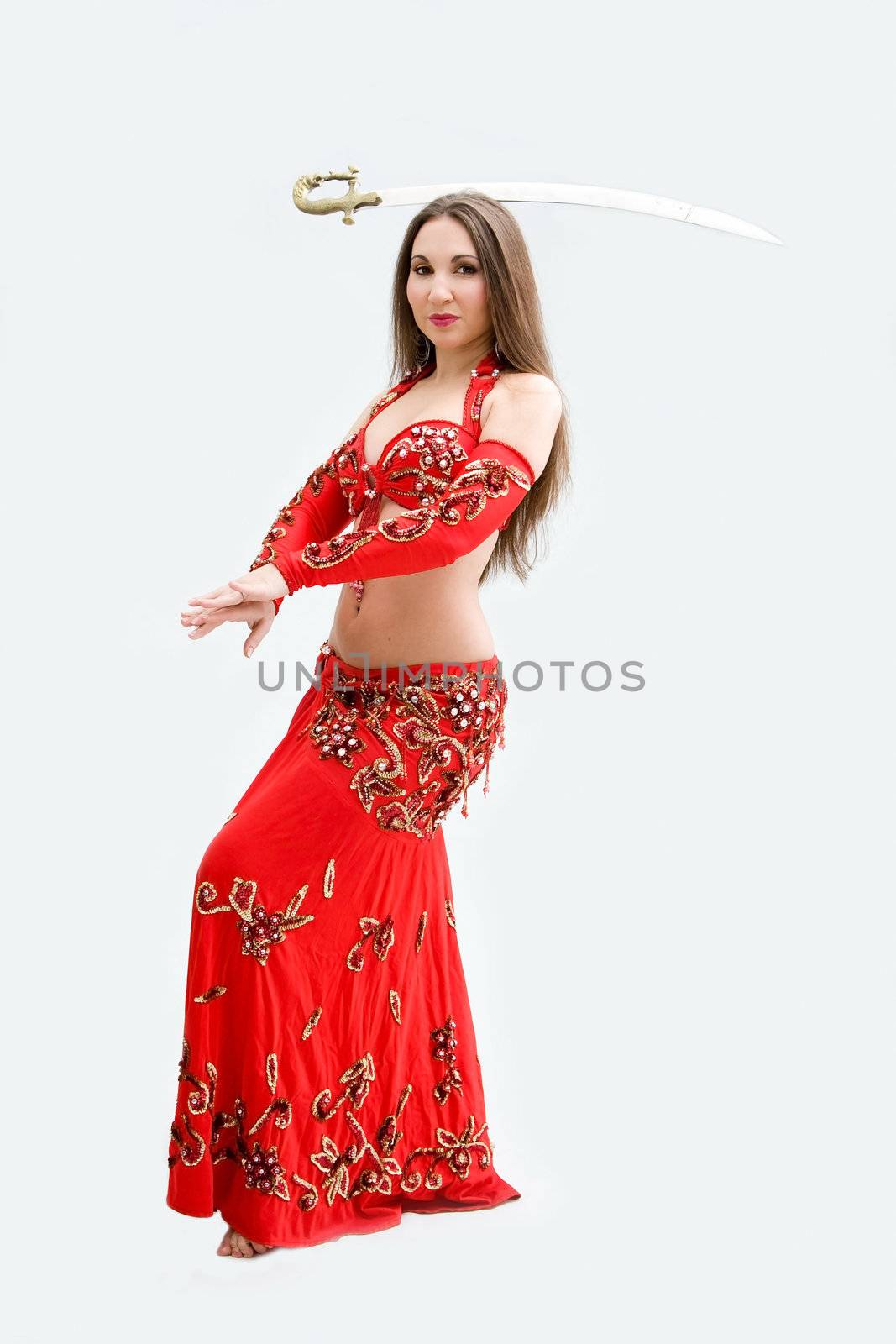 Belly dancer in red by phakimata