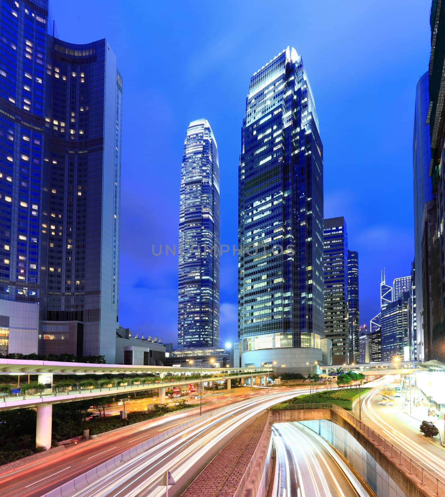 Hong Kong at night