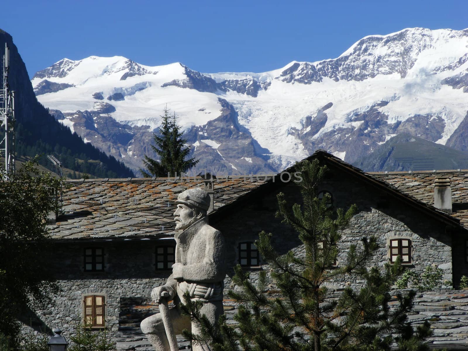 Landscape of mountains