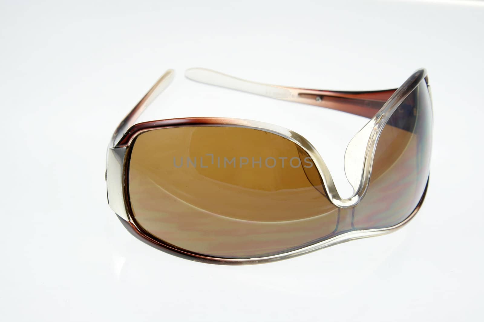 An isolated shot of sunglasses on white.