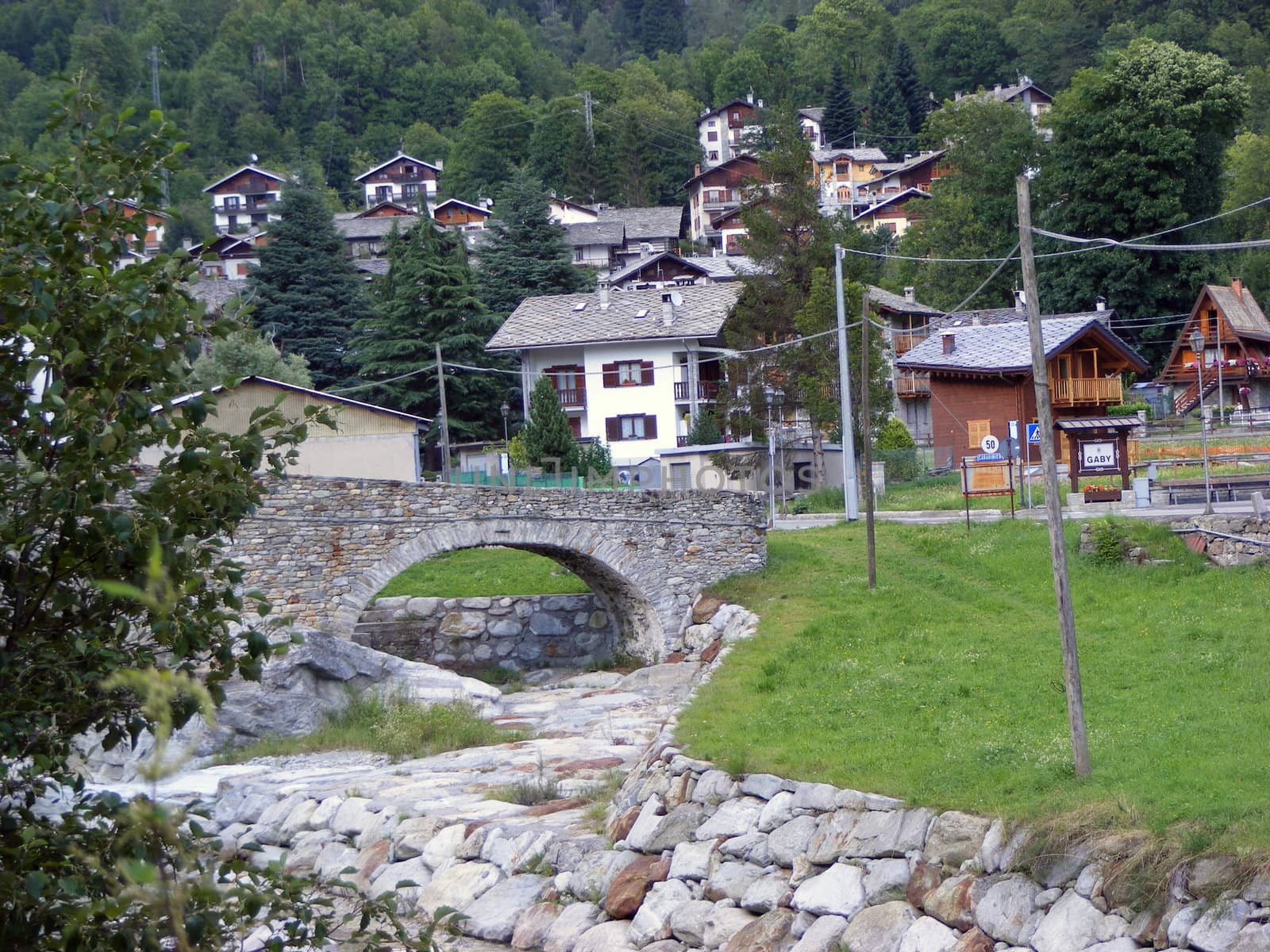 Landscape of mountains