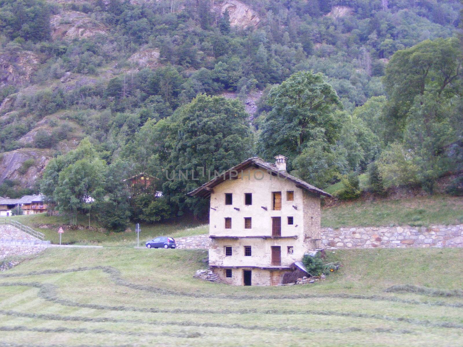 Landscape of mountains