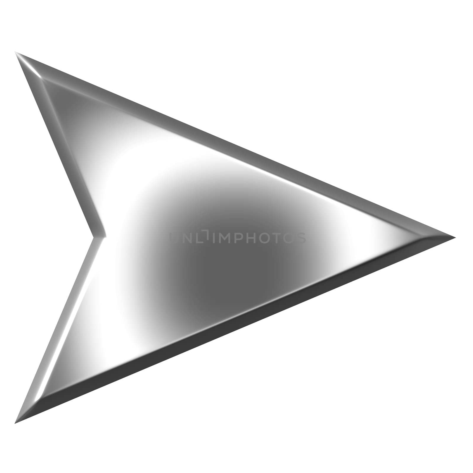 3D Silver Arrow  by Georgios