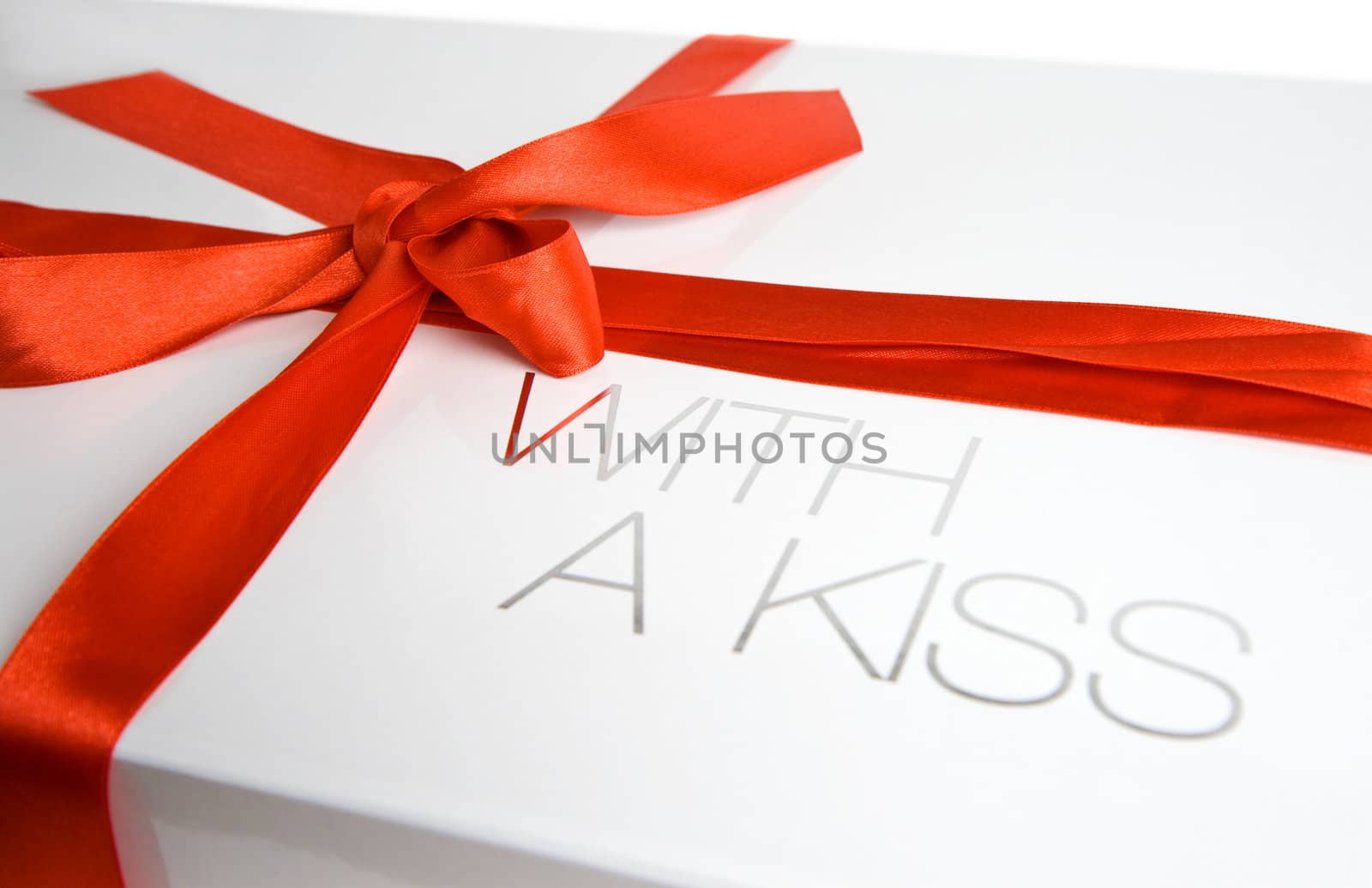 gift box with a kiss by noblige