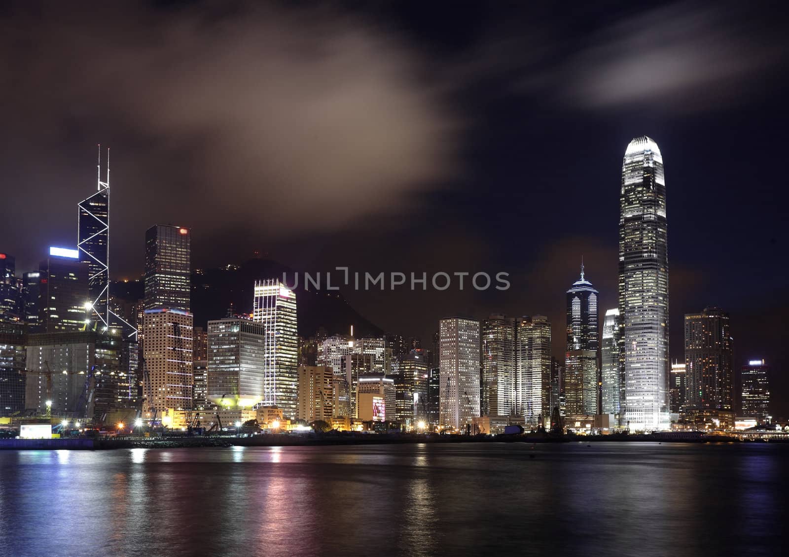 Hong Kong at night