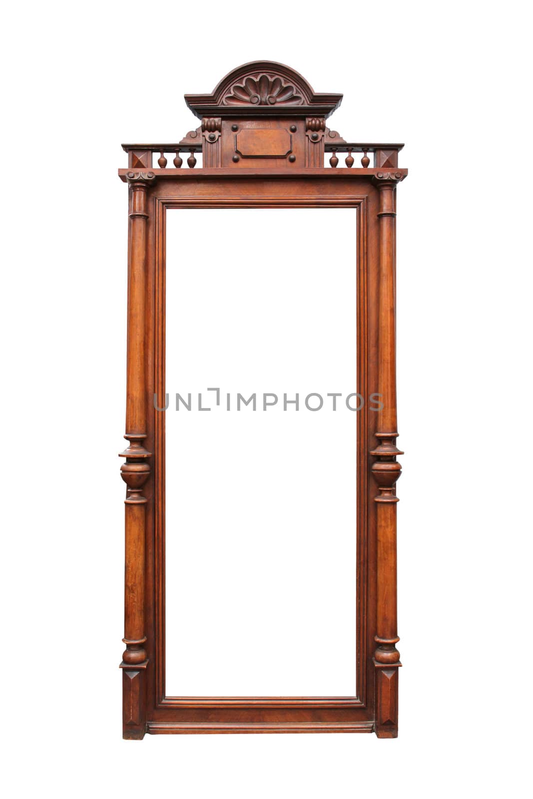 Picture frame with a decorative pattern.