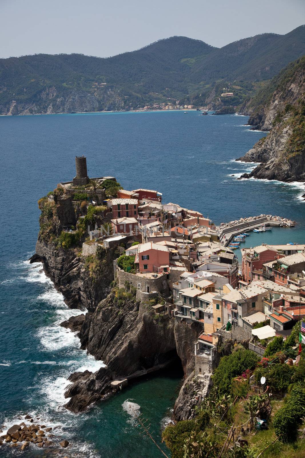 Little town in the cinque terre called Vernazza