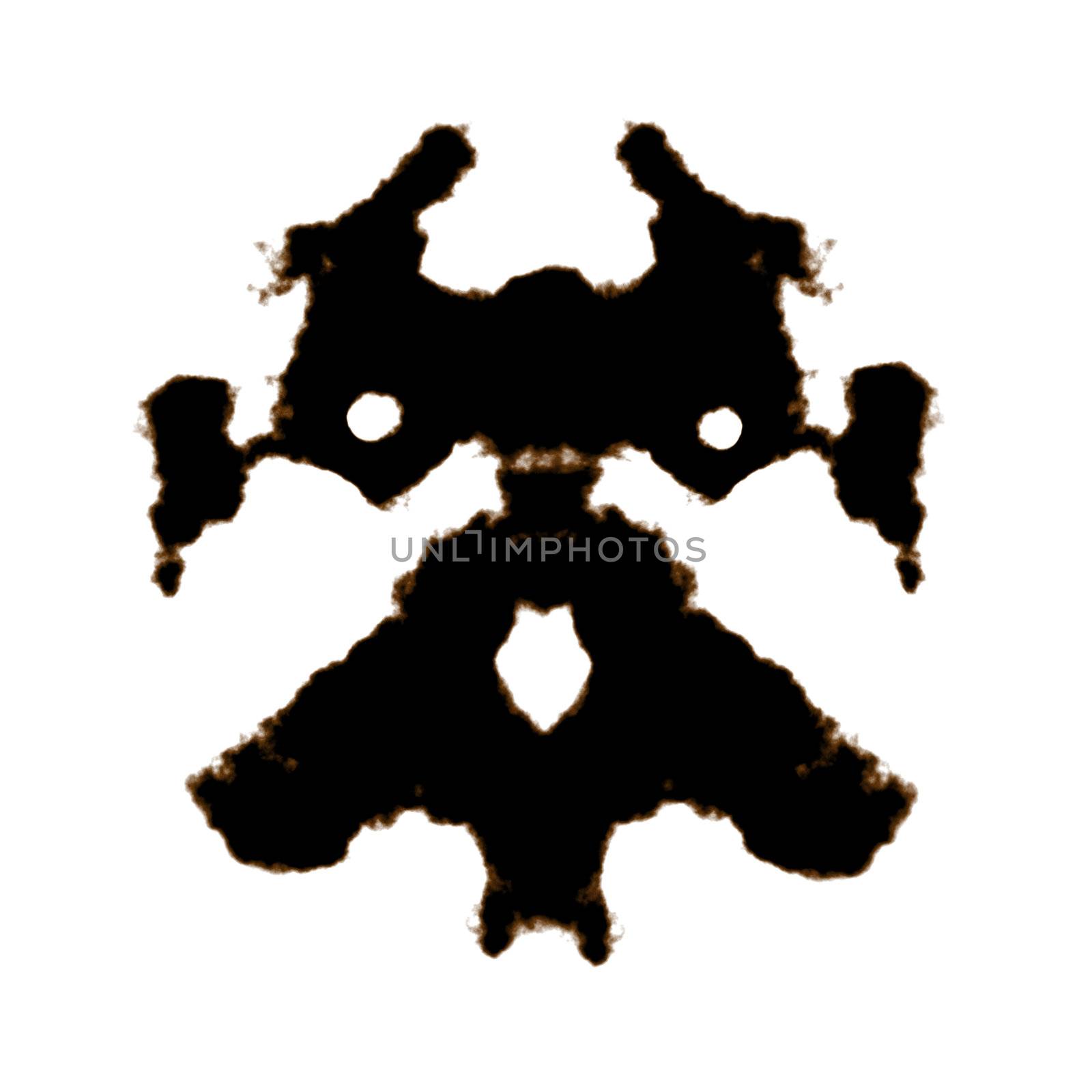 Rorschach Test of an Ink Blot Card