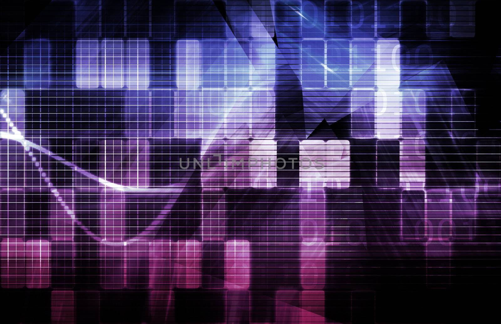 Technology Background as a Digital Abstract Art