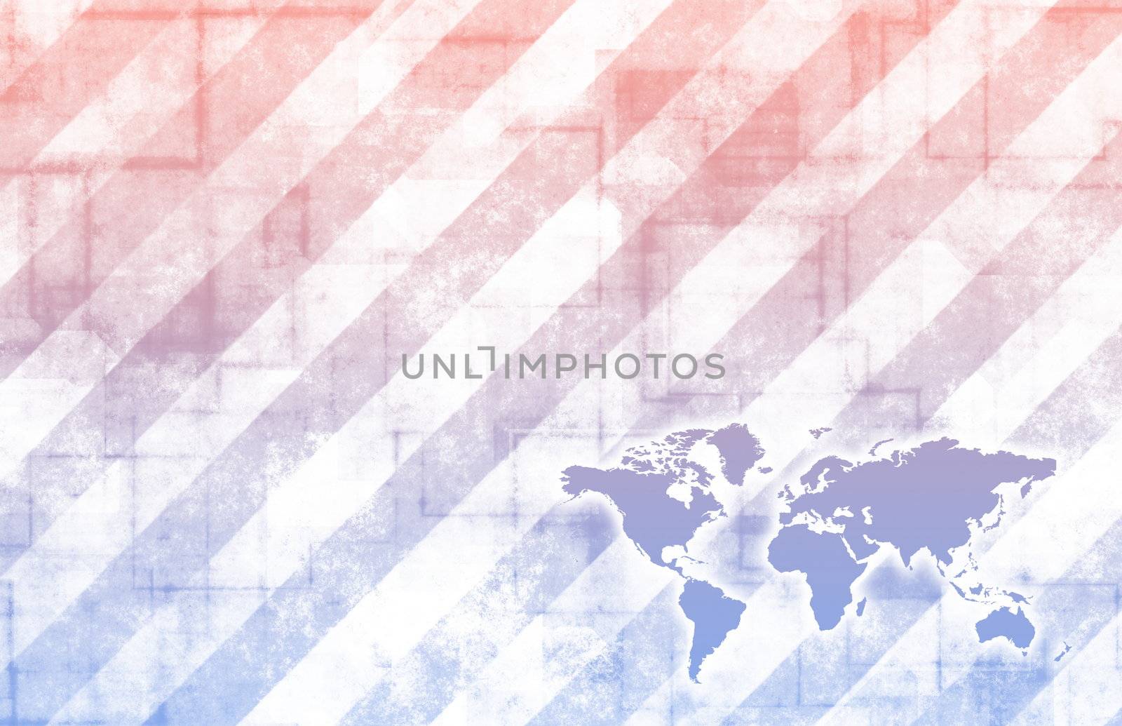 Global Business Color Technology Abstract in Colors