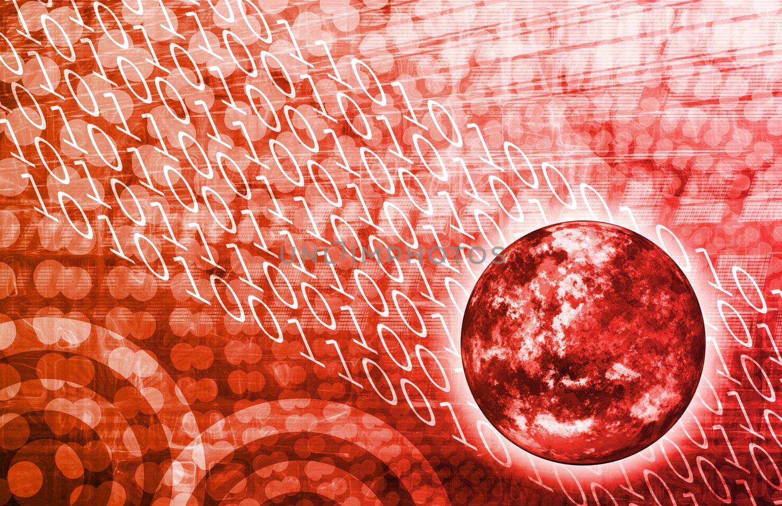 World Global Alert as a Background Art