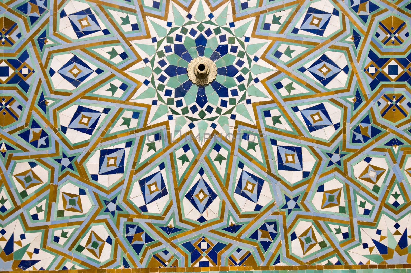 Moroccan style ceramic mosaic - Best of Morocco