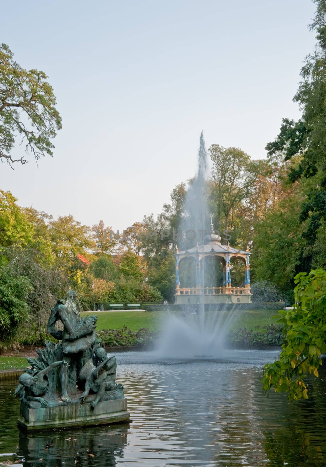 Koningin Astrid Park in Bruges Belgium