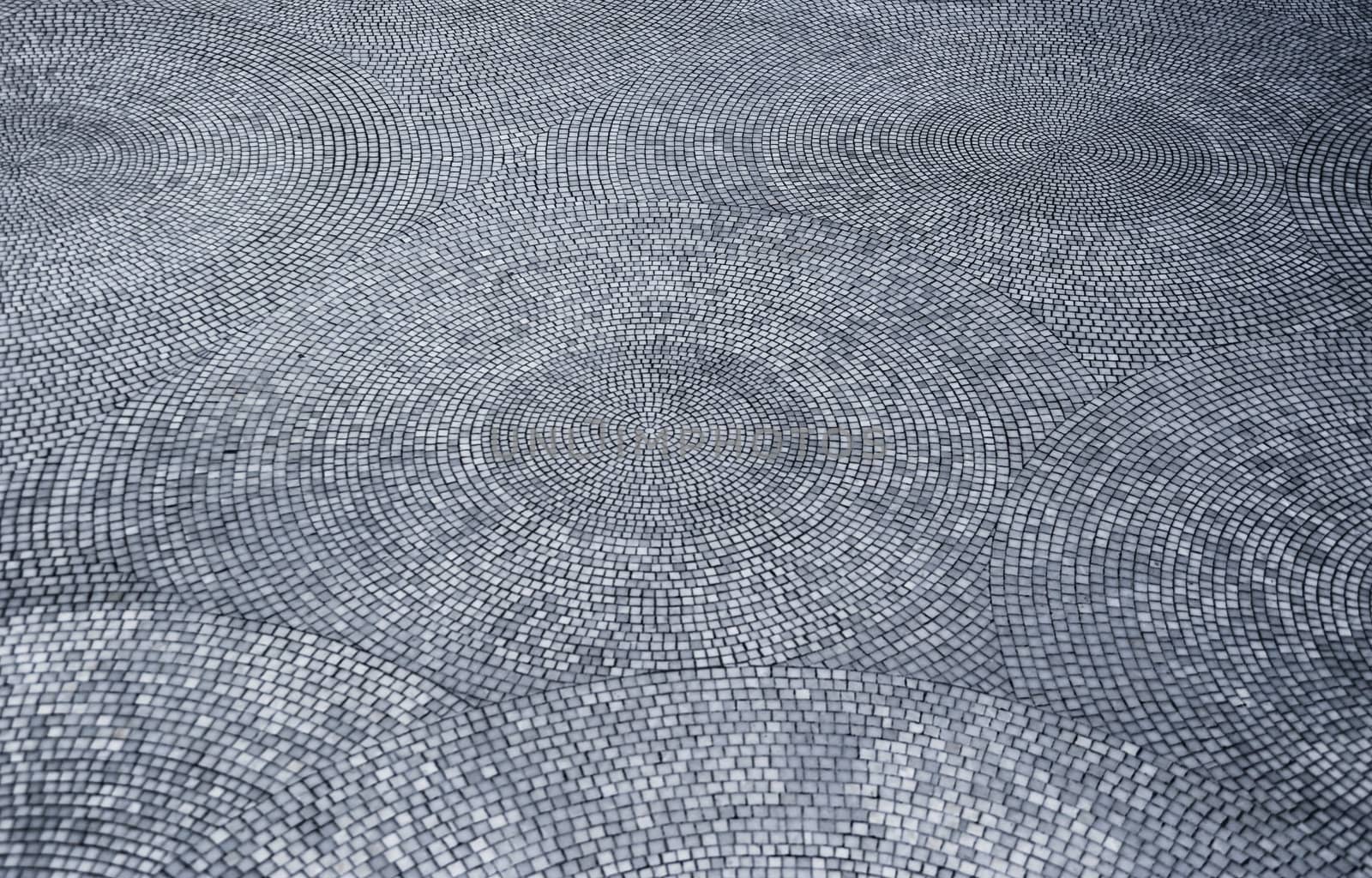 Circular tile pattern