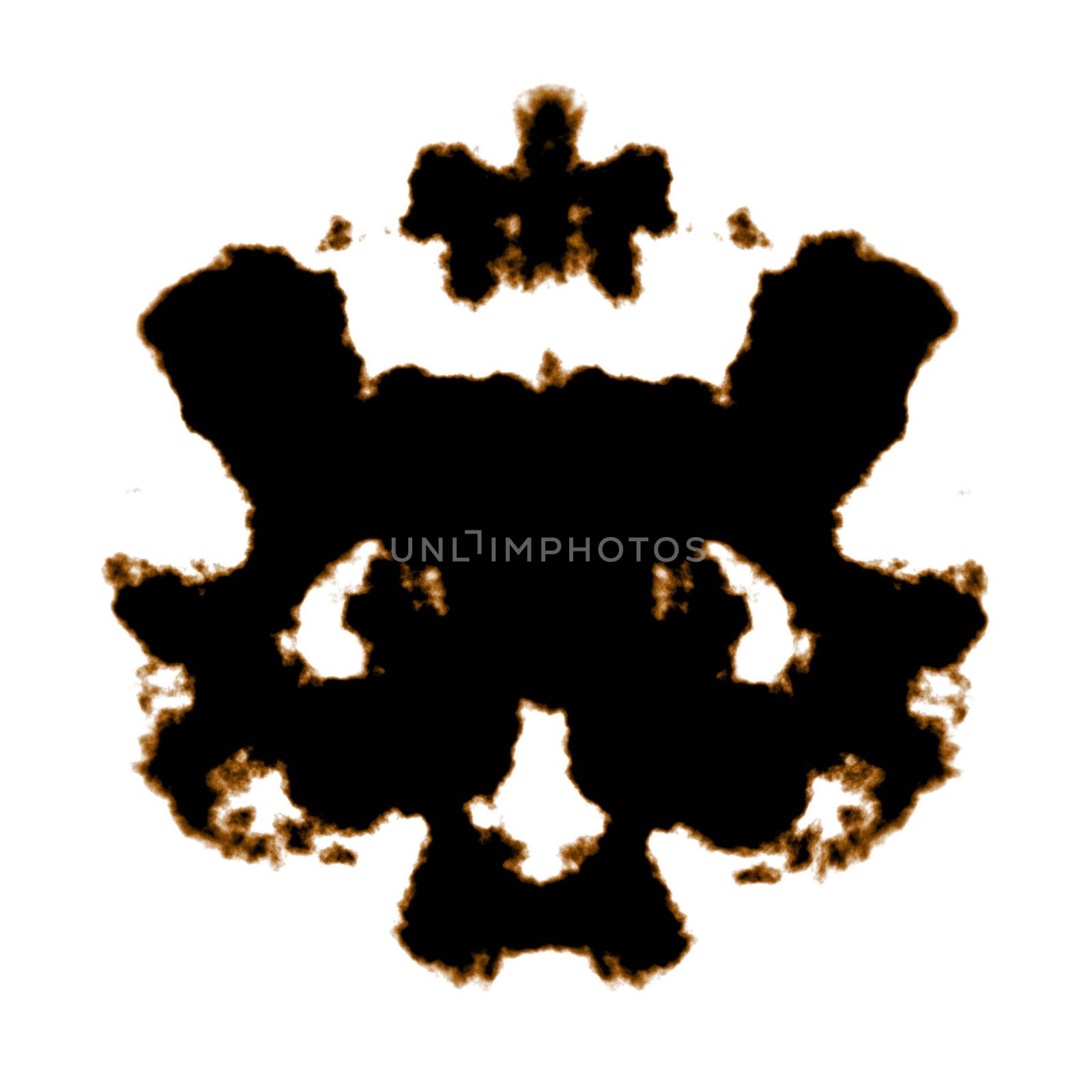 Rorschach Test of an Ink Blot Card