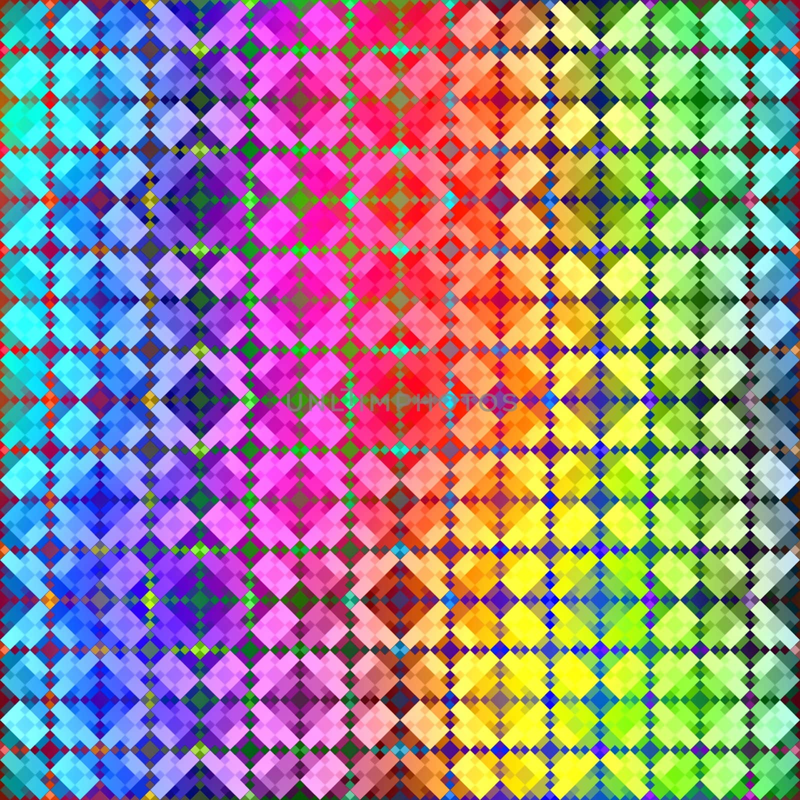 abstract texture of cubes in spectrum color palet 