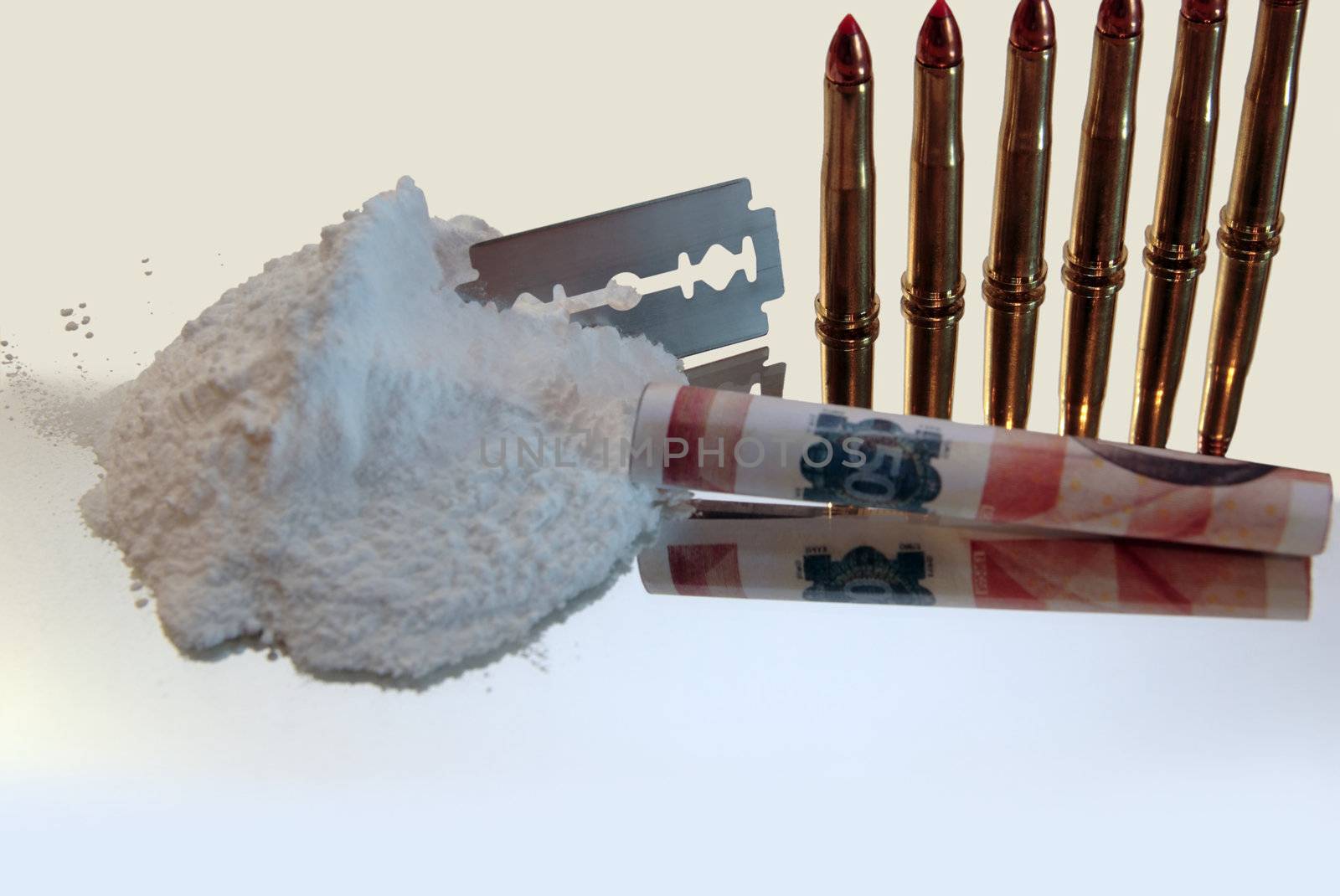 concept on let there be no deaths from drugs showing drug use