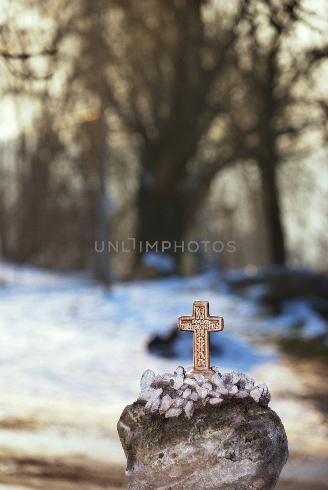 Small bronze cross by whitechild