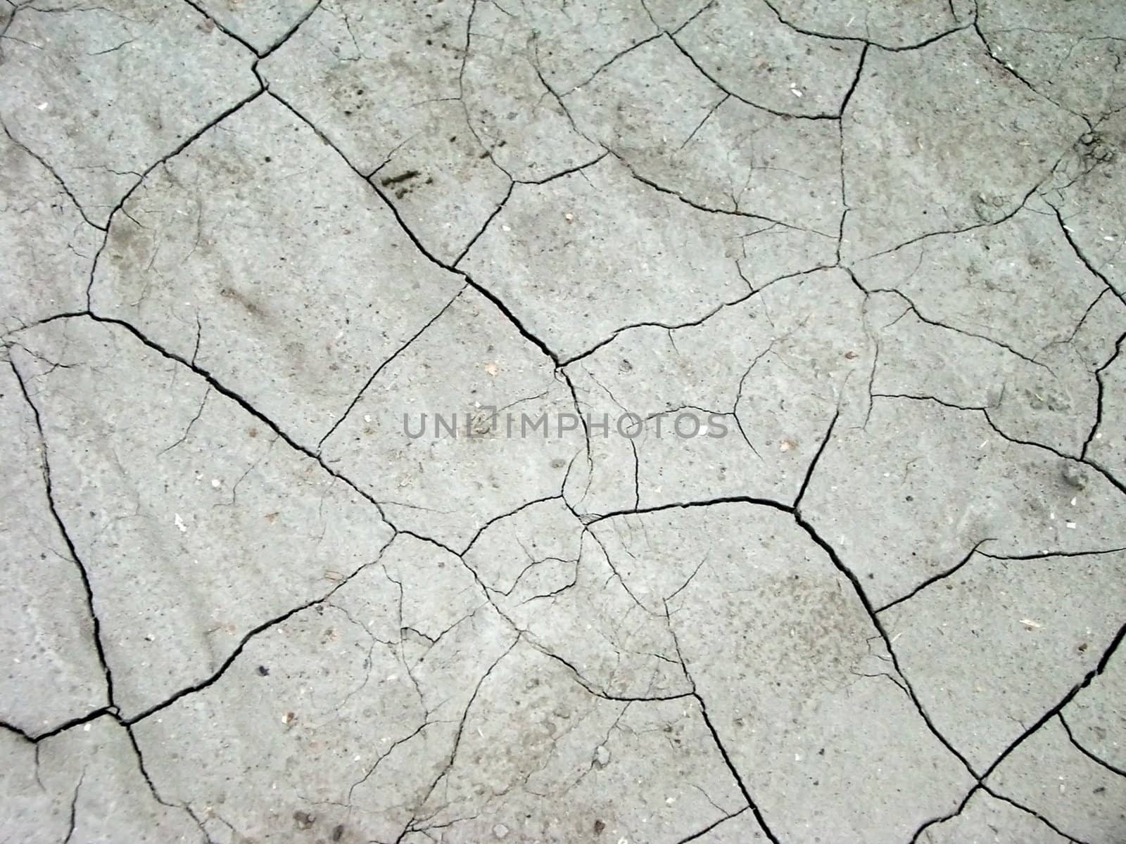 Dry ground, land, background, rifts, pattern by Viktoha