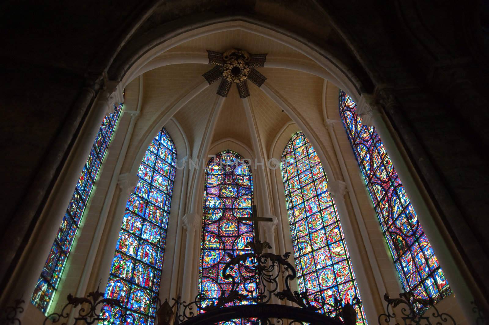 Chartres cathedral stained glass