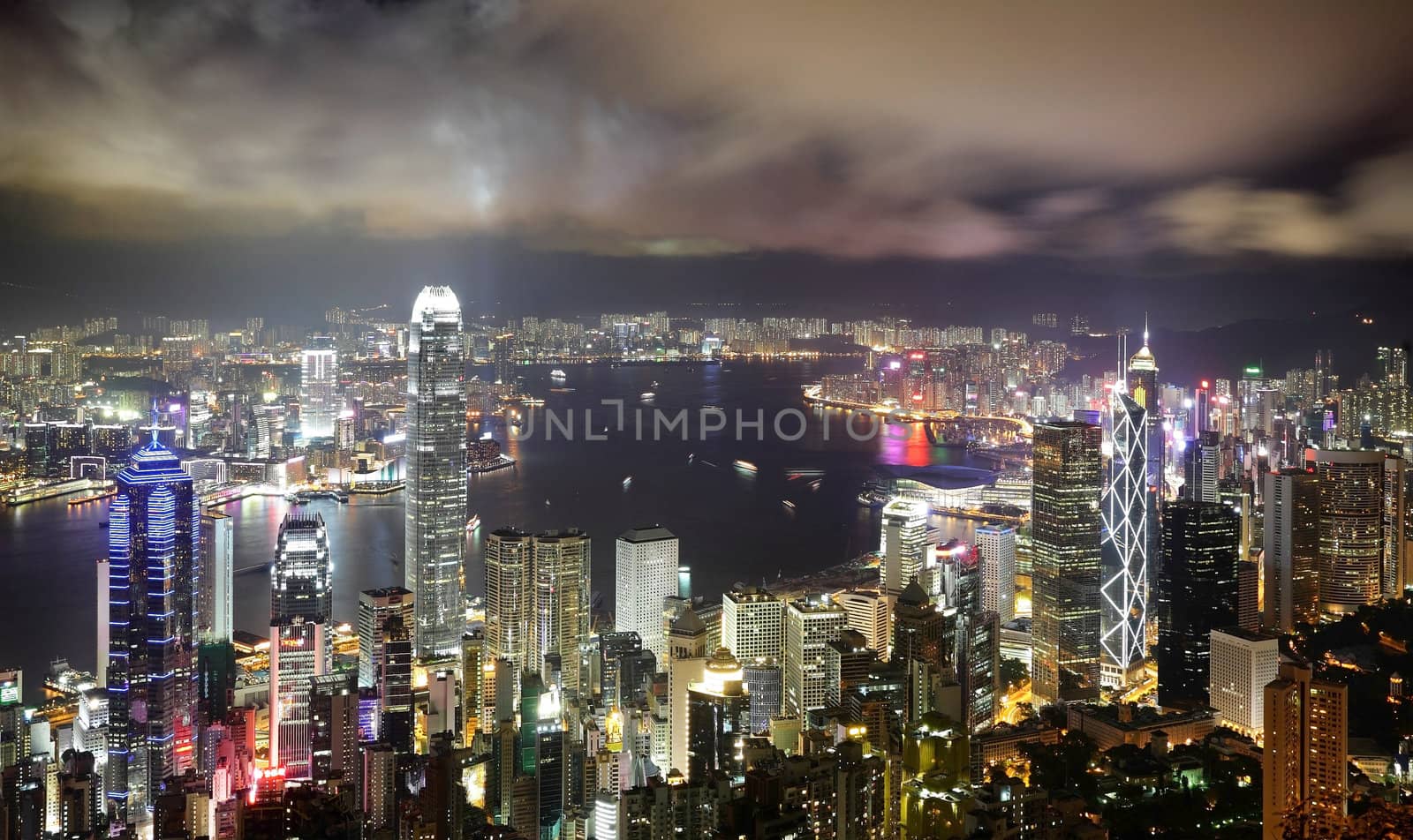 Hong Kong night view