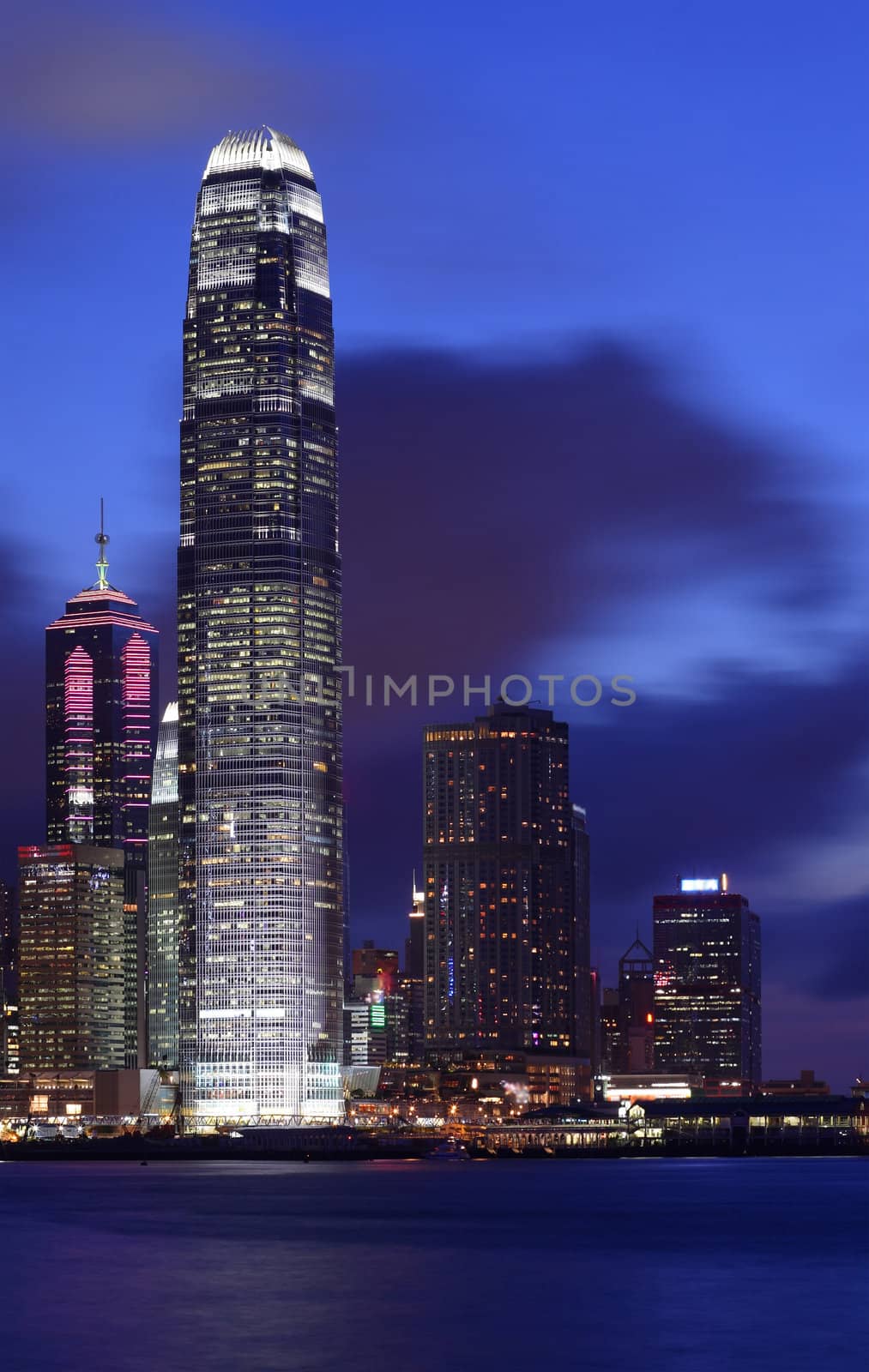 modern building at night